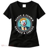 Elect A Clown Expect A Circus Anti Trump Women's T-Shirt thumb 0