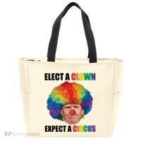 Elect A Clown Expect A Circus Tote Bag thumb 0