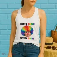 Elect A Clown Expect A Circus Women's Tank Top thumb 2
