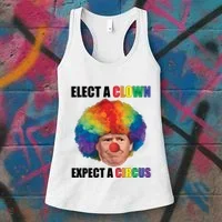 Elect A Clown Expect A Circus Women's Tank Top thumb 3