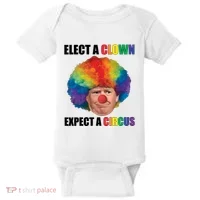 Elect A Clown Expect A Circus Baby Bodysuit thumb 0