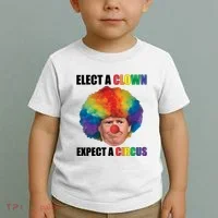 Elect A Clown Expect A Circus Toddler T-Shirt thumb 2