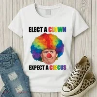 Elect A Clown Expect A Circus Women's T-Shirt thumb 3