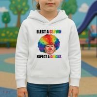 Elect A Clown Expect A Circus Kids Hoodie thumb 3