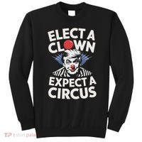 Elect A Clown Expect A Circus Impeach Trump Anti Trump  Sweatshirt thumb 0