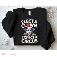 Elect A Clown Expect A Circus Impeach Trump Anti Trump  Sweatshirt thumb 2