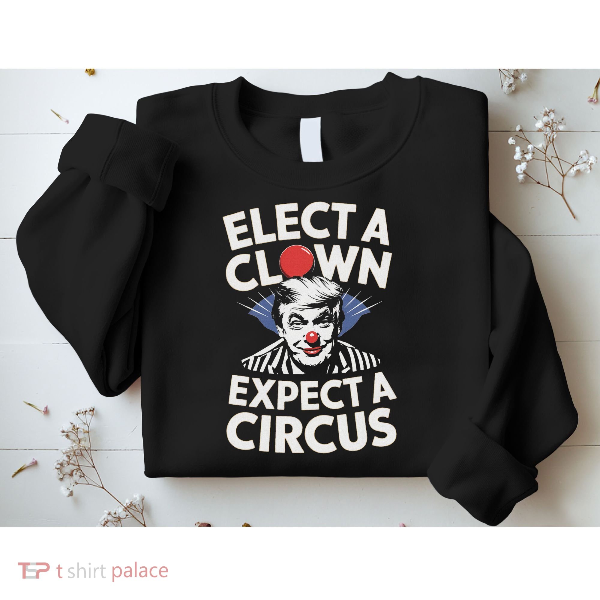 Elect A Clown Expect A Circus Impeach Trump Anti Trump  Sweatshirt