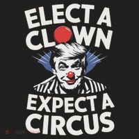 Elect A Clown Expect A Circus Impeach Trump Anti Trump  Beanie thumb 2