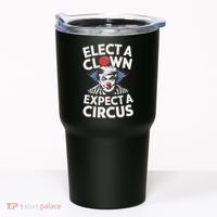 Elect A Clown Expect A Circus Impeach Trump Anti Trump  Tumbler thumb 0