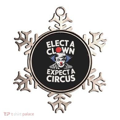 Elect A Clown Expect A Circus Impeach Trump Anti Trump  Ornament
