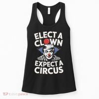 Elect A Clown Expect A Circus Impeach Trump Anti Trump  Women's Tank Top thumb 0
