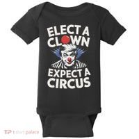Elect A Clown Expect A Circus Impeach Trump Anti Trump  Baby Bodysuit thumb 0
