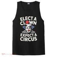 Elect A Clown Expect A Circus Impeach Trump Anti Trump  PosiCharge Competitor Tank thumb 0