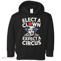 Elect A Clown Expect A Circus Impeach Trump Anti Trump  Toddler Hoodie thumb 0