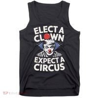 Elect A Clown Expect A Circus Impeach Trump Anti Trump  Tank Top thumb 0