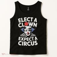 Elect A Clown Expect A Circus Impeach Trump Anti Trump  Tank Top thumb 2