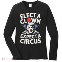Elect A Clown Expect A Circus Impeach Trump Anti Trump  Women's Long Sleeve Shirt thumb 0