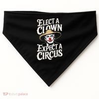 Elect A Clown Expect A Circus Impeach Trump Anti Trump USA-Made Doggie Bandana thumb 0
