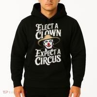Elect A Clown Expect A Circus Impeach Trump Anti Trump Hoodie thumb 2