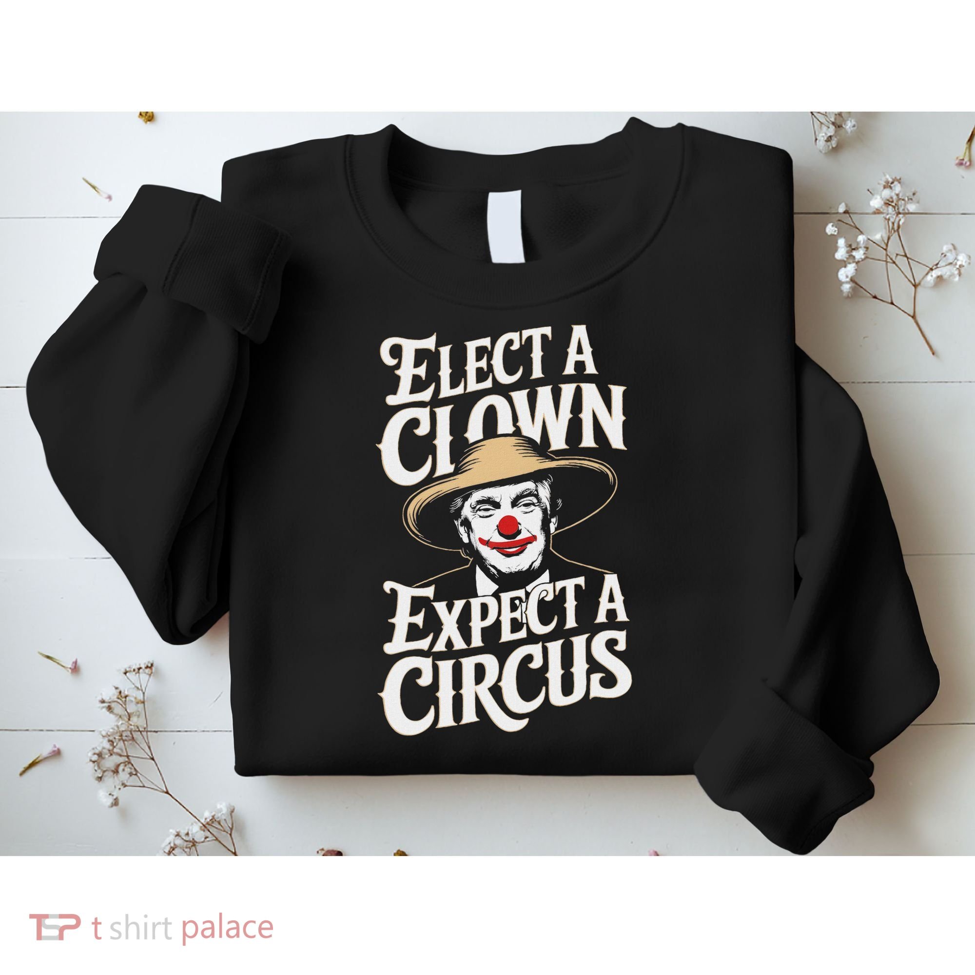 Elect A Clown Expect A Circus Impeach Trump Anti Trump Sweatshirt