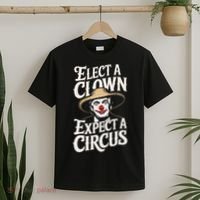 Elect A Clown Expect A Circus Impeach Trump Anti Trump T-Shirt thumb 2