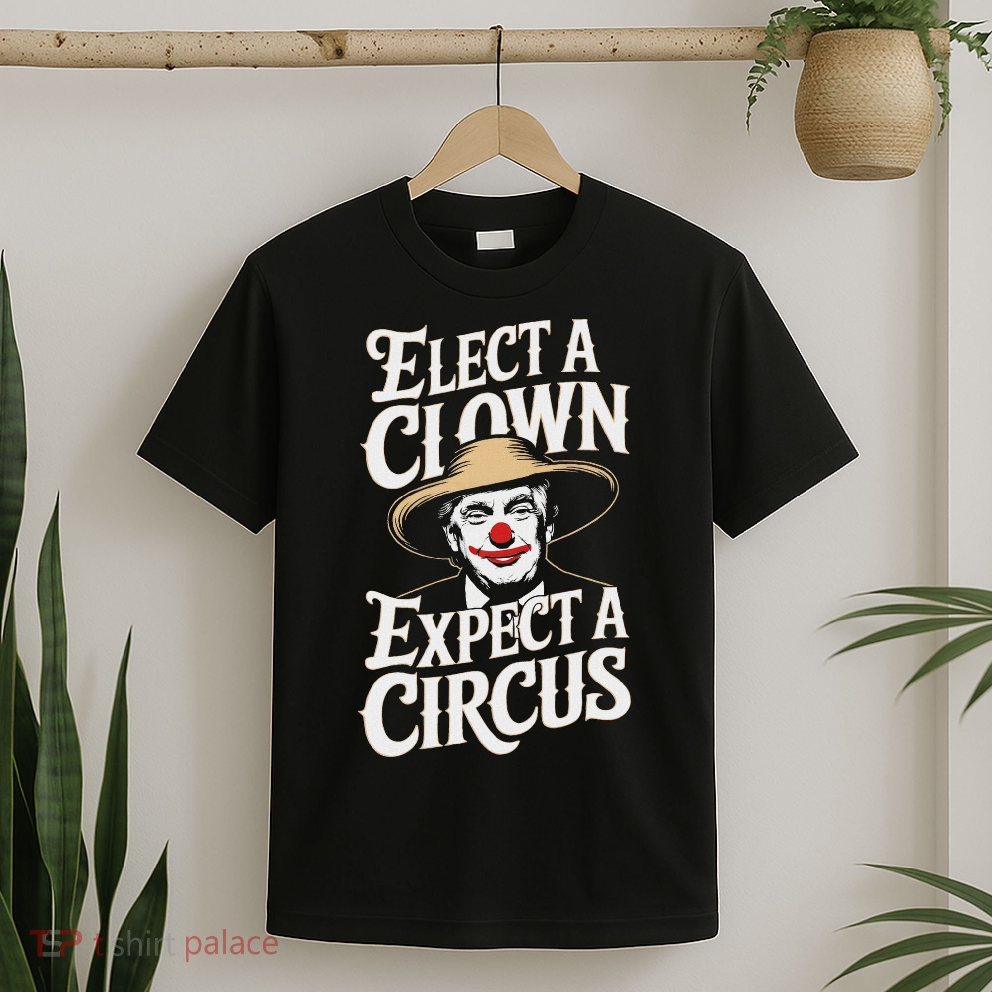 Elect A Clown Expect A Circus Impeach Trump Anti Trump T-Shirt