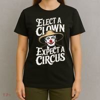 Elect A Clown Expect A Circus Impeach Trump Anti Trump T-Shirt thumb 4
