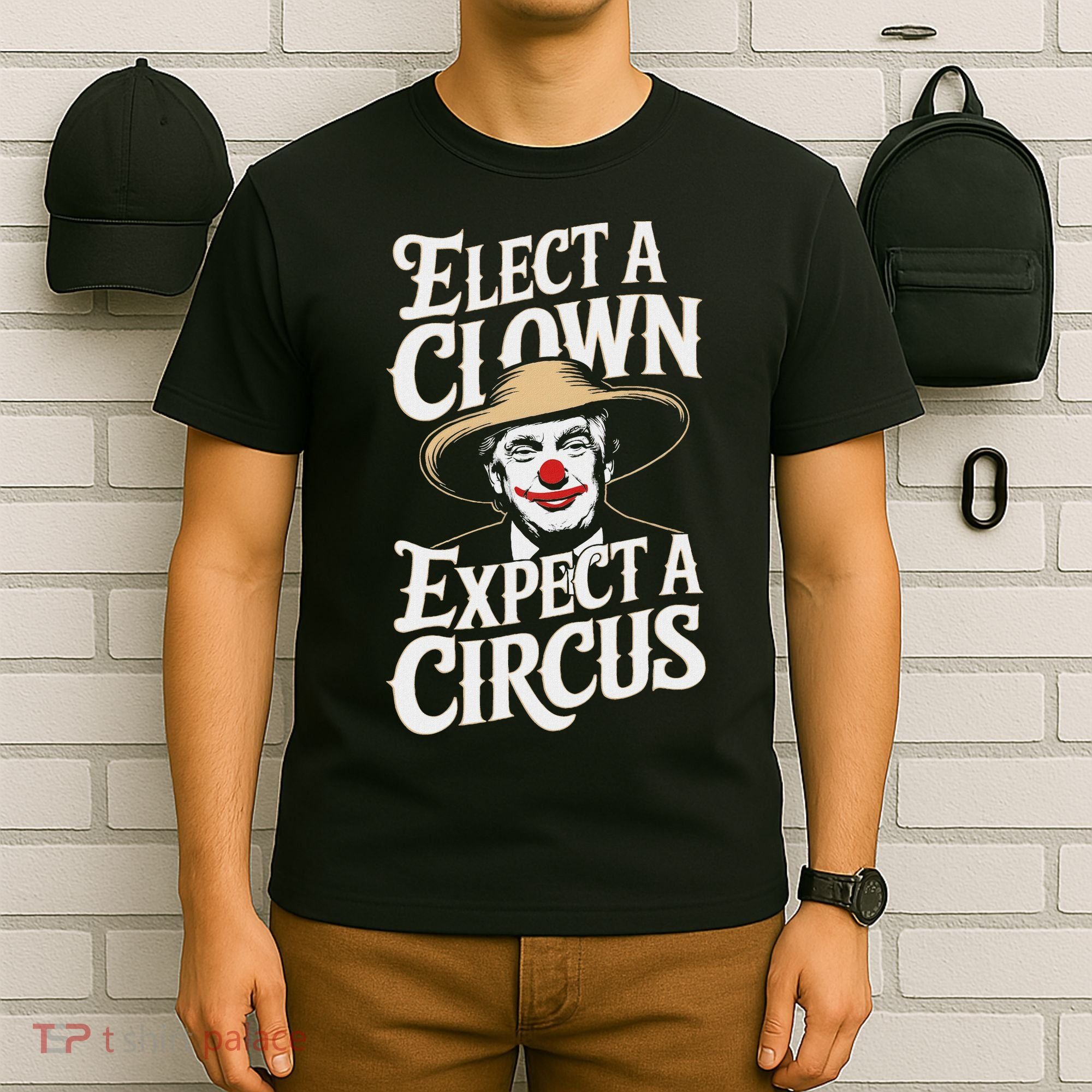 Elect A Clown Expect A Circus Impeach Trump Anti Trump T-Shirt