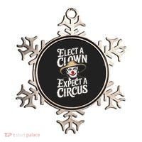Elect A Clown Expect A Circus Impeach Trump Anti Trump Ornament thumb 0