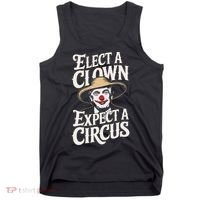 Elect A Clown Expect A Circus Impeach Trump Anti Trump Tank Top thumb 0