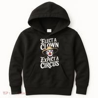 Elect A Clown Expect A Circus Impeach Trump Anti Trump Kids Hoodie thumb 0