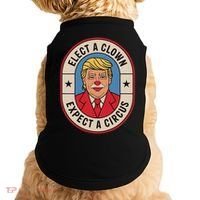 Elect A Clown Expect A Circus Impeach Trump Anti Trump  Doggie Tank thumb 0