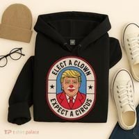 Elect A Clown Expect A Circus Impeach Trump Anti Trump  Hoodie thumb 4