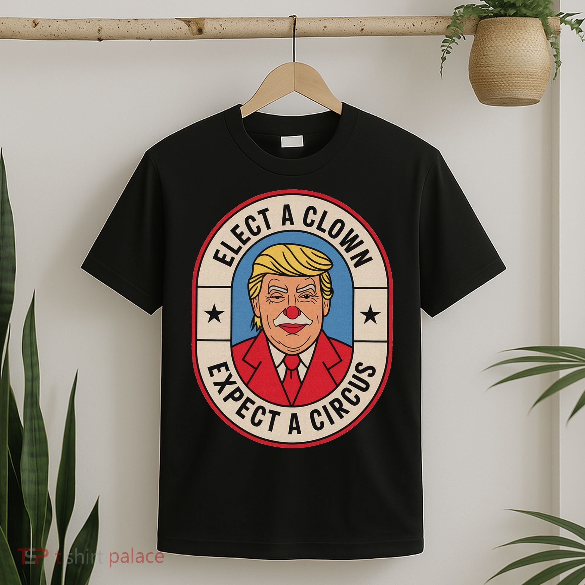Elect A Clown Expect A Circus Impeach Trump Anti Trump  T-Shirt