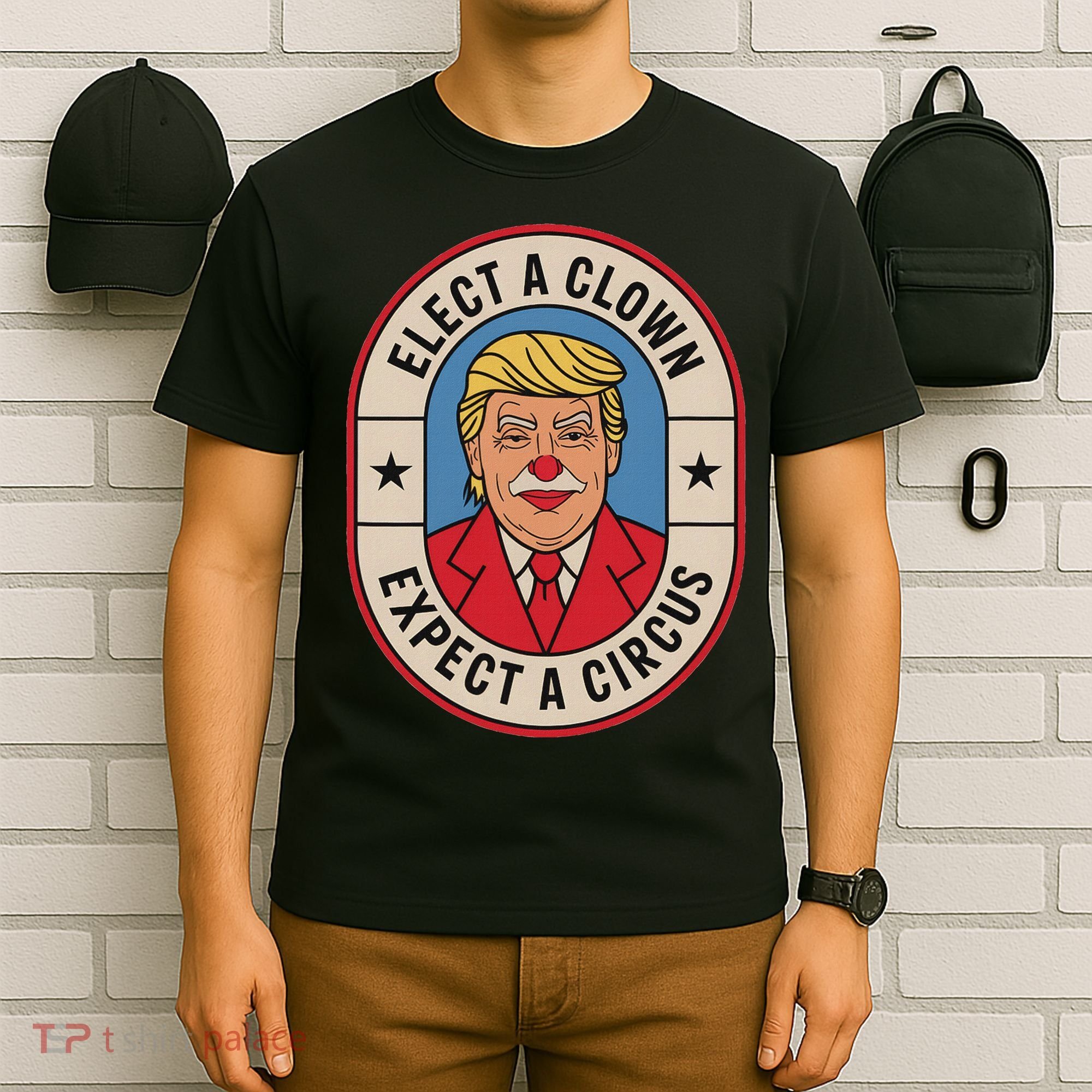 Elect A Clown Expect A Circus Impeach Trump Anti Trump  T-Shirt