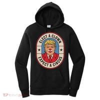 Elect A Clown Expect A Circus Impeach Trump Anti Trump  Women's Hoodie thumb 0