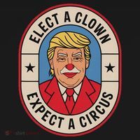 Elect A Clown Expect A Circus Impeach Trump Anti Trump  Women's Hoodie thumb 2