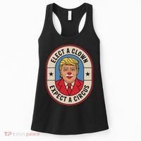 Elect A Clown Expect A Circus Impeach Trump Anti Trump  Women's Tank Top thumb 0
