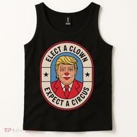 Elect A Clown Expect A Circus Impeach Trump Anti Trump  Tank Top thumb 2