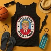 Elect A Clown Expect A Circus Impeach Trump Anti Trump  Tank Top thumb 4
