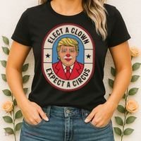 Elect A Clown Expect A Circus Impeach Trump Anti Trump  Women's T-Shirt thumb 2