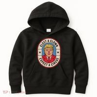 Elect A Clown Expect A Circus Impeach Trump Anti Trump  Kids Hoodie thumb 0