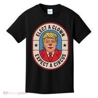 Elect A Clown Expect A Circus Impeach Trump Anti Trump  Kids T-Shirt thumb 0