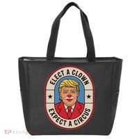 Elect A Clown Expect A Circus Impeach Trump Anti Trump  Tote Bag thumb 0