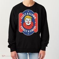 Elect A Clown Expect A Circus Impeach Trump Anti Trump Women's Sweatshirt thumb 0