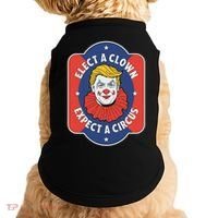 Elect A Clown Expect A Circus Impeach Trump Anti Trump Doggie Tank thumb 0