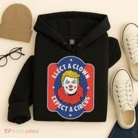 Elect A Clown Expect A Circus Impeach Trump Anti Trump Hoodie thumb 4