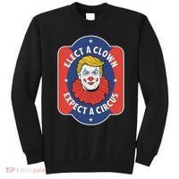 Elect A Clown Expect A Circus Impeach Trump Anti Trump Sweatshirt thumb 0