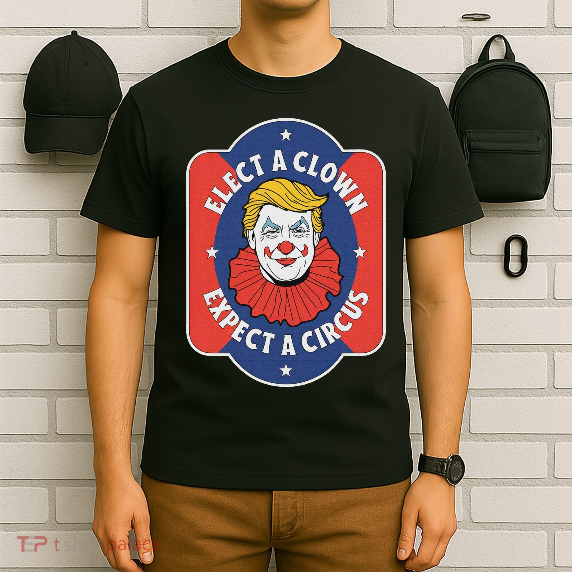 Elect A Clown Expect A Circus Impeach Trump Anti Trump T-Shirt
