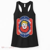 Elect A Clown Expect A Circus Impeach Trump Anti Trump Women's Tank Top thumb 0